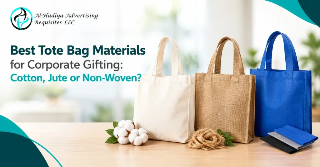 Best Tote Bag Materials for Corporate Gifting Cotton, Jute or Non-Woven
